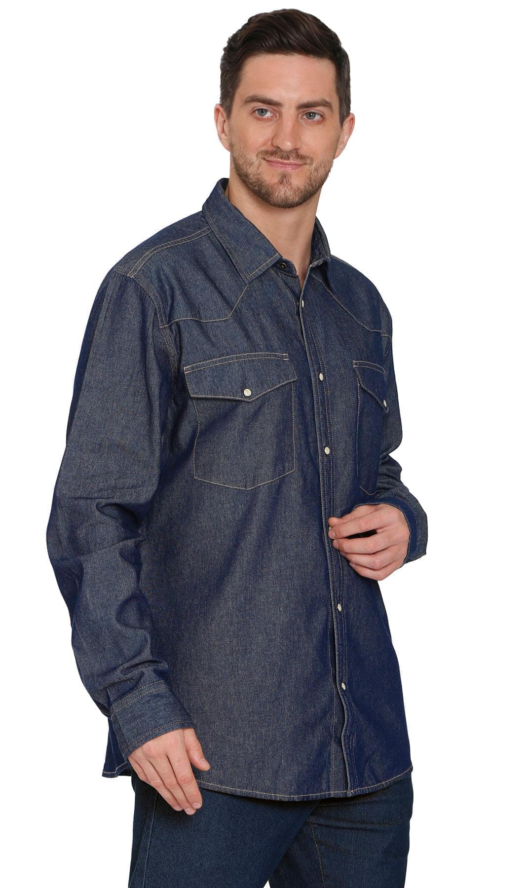 Men's Western Snap Button Shirt
