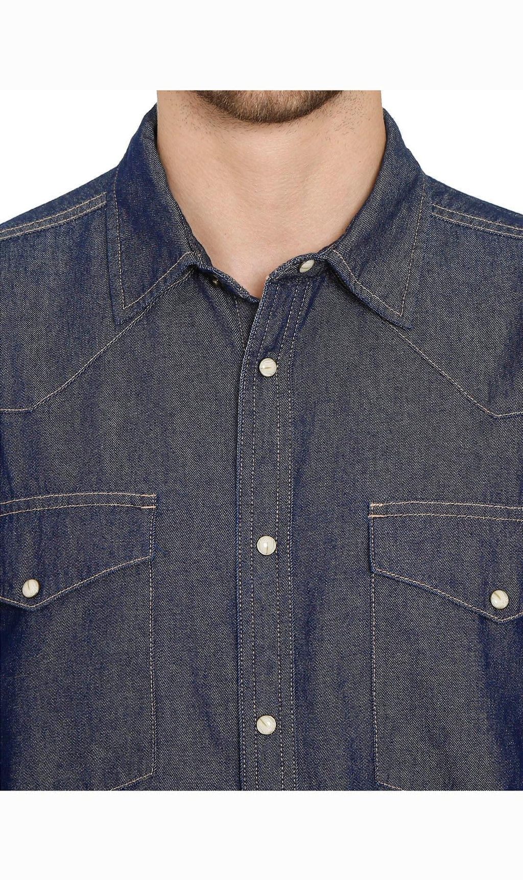 Men's Western Snap Button Shirt