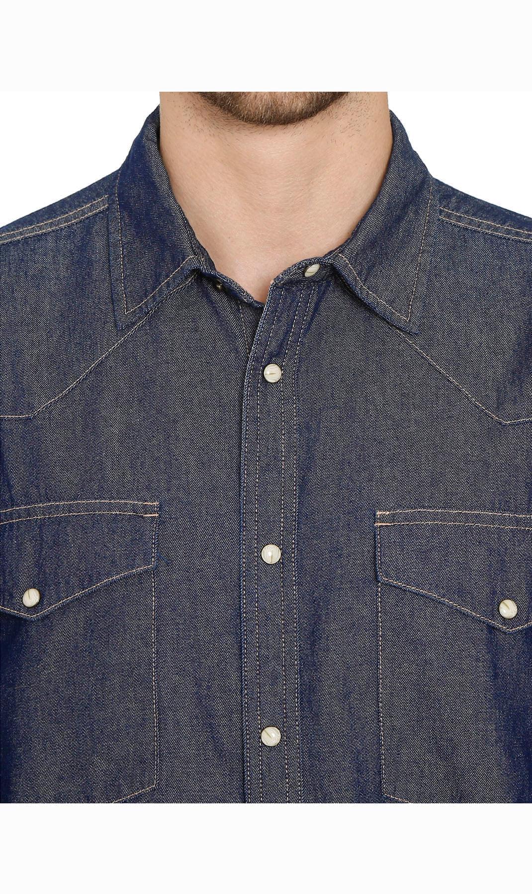 Men's Western Snap Button Shirt
