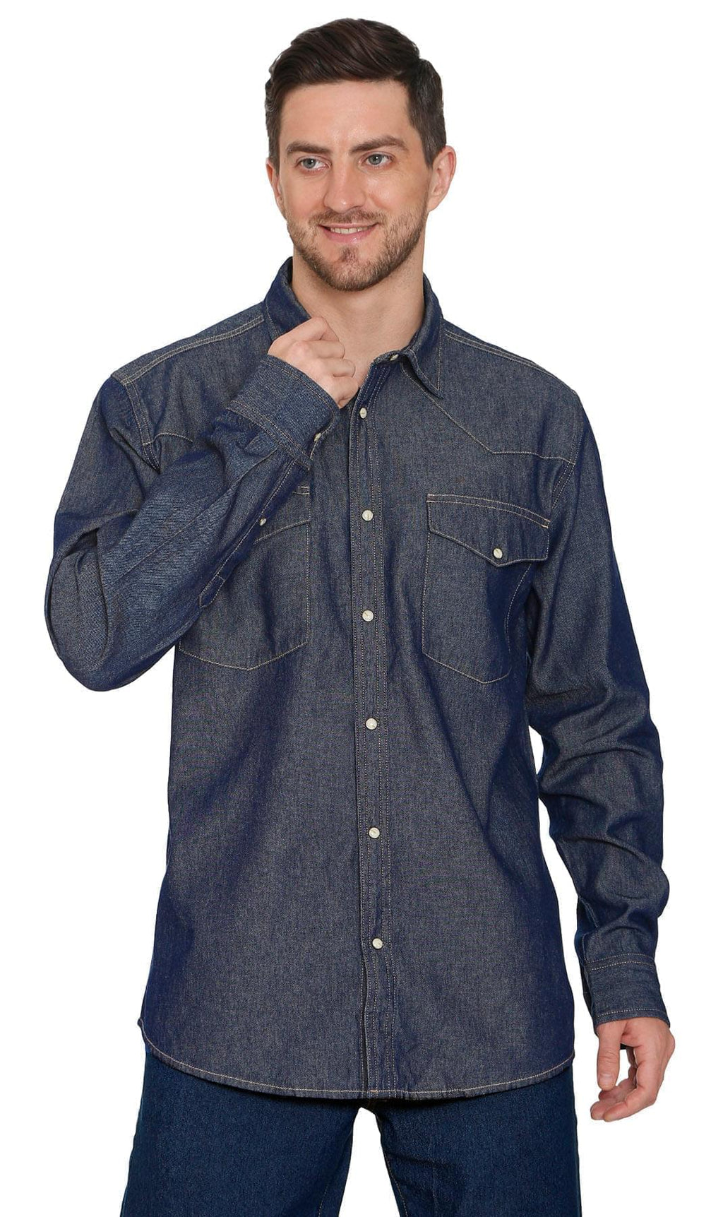 Men's Western Snap Button Shirt