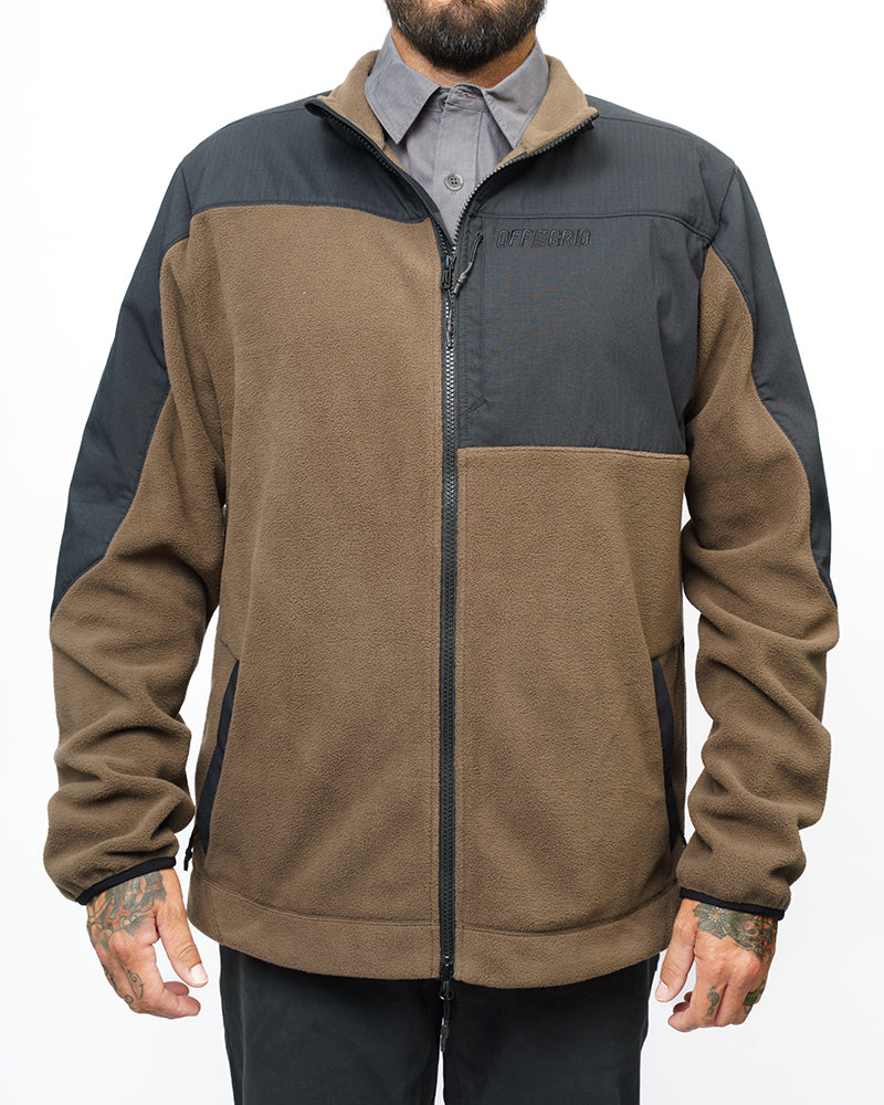 Bruin Fleece Zip Up - Major Brown