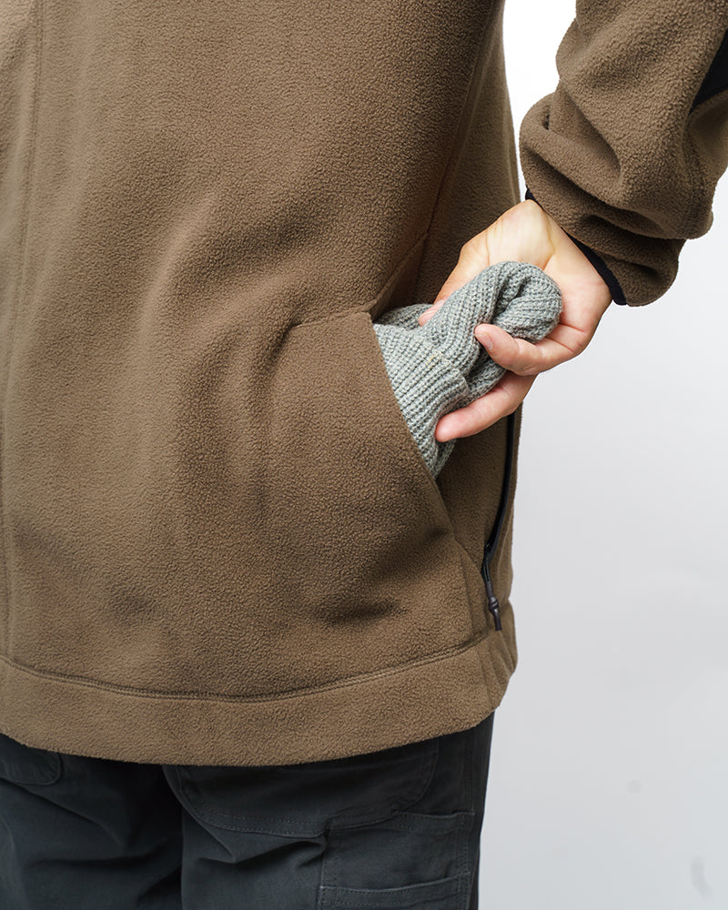 Bruin Fleece Zip Up - Major Brown