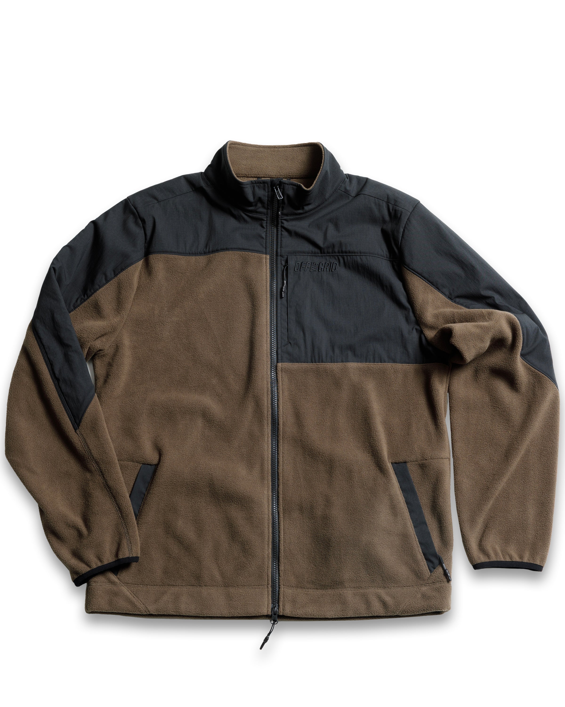 Bruin Fleece Zip Up - Major Brown