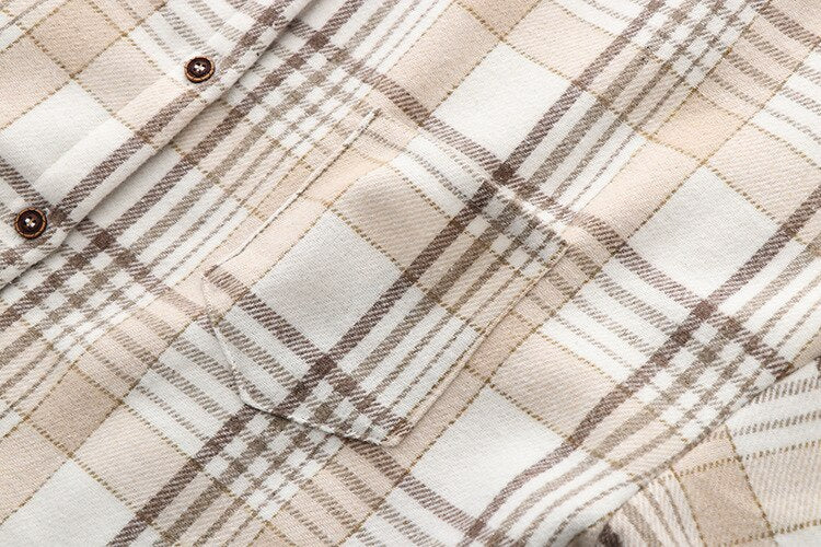 Women's Velvet Plaid Flannel Shirt
