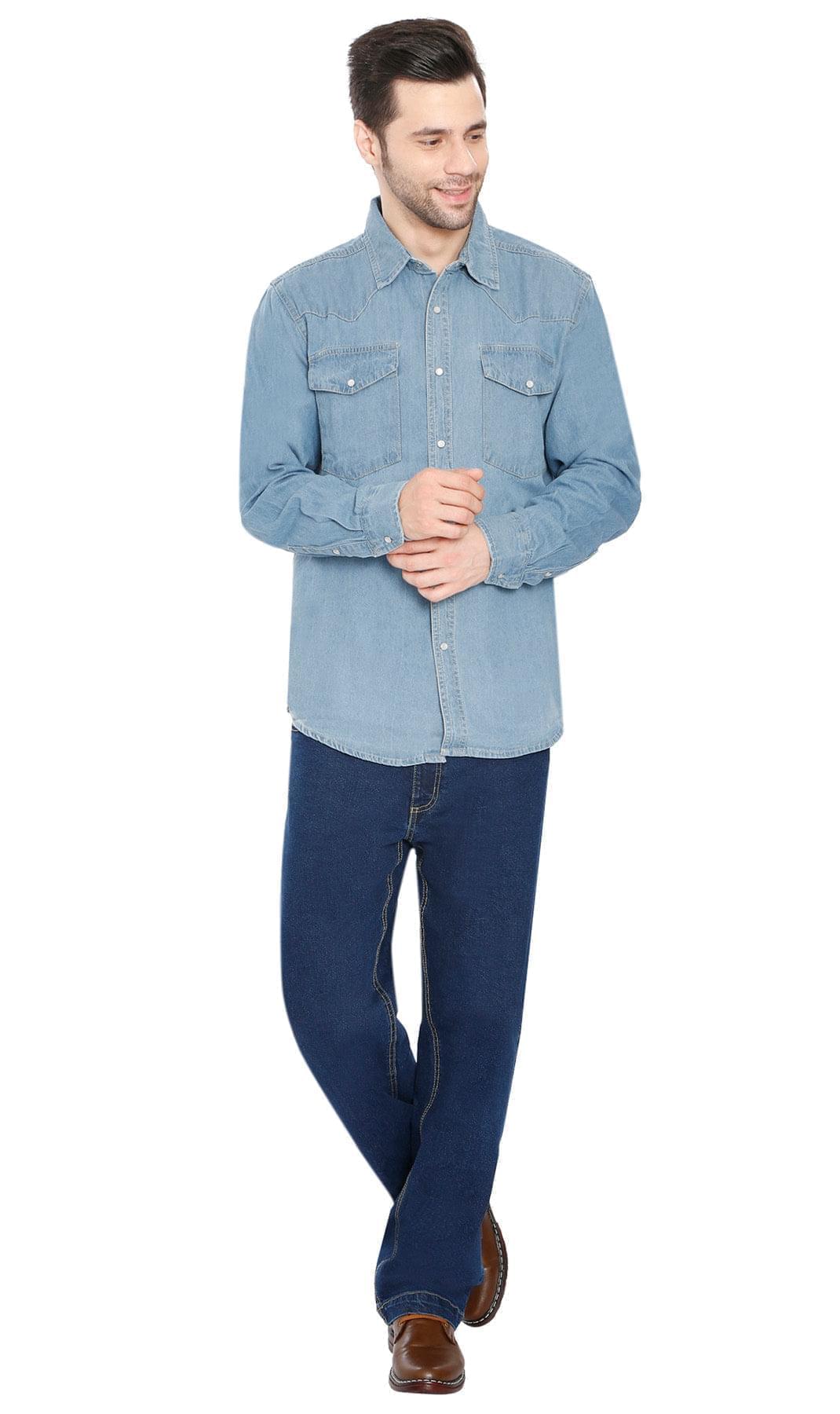 Men's Western Snap Button Shirt