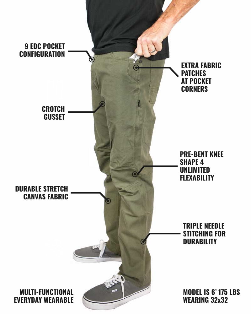 Trailblazer Standard Fit Pants - Dark Olive