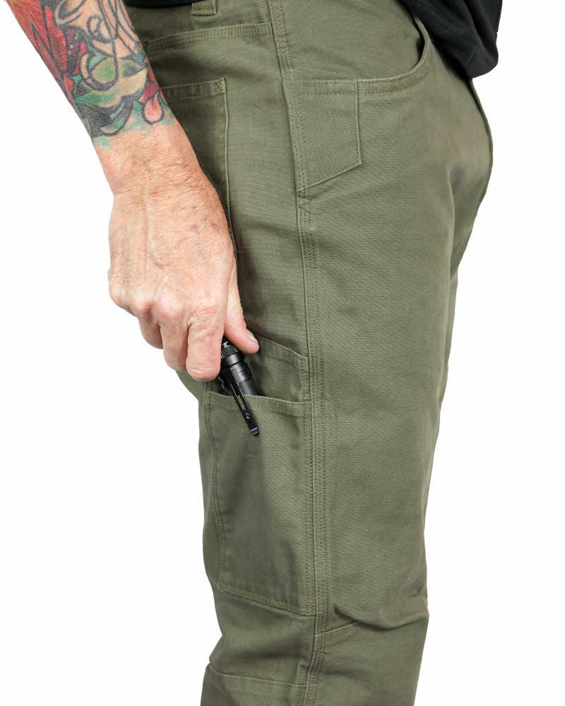 Trailblazer Taper Fit Pants - Dark Olive