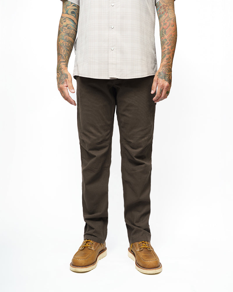 Trailblazer Taper Fit Pants - Dark Brown