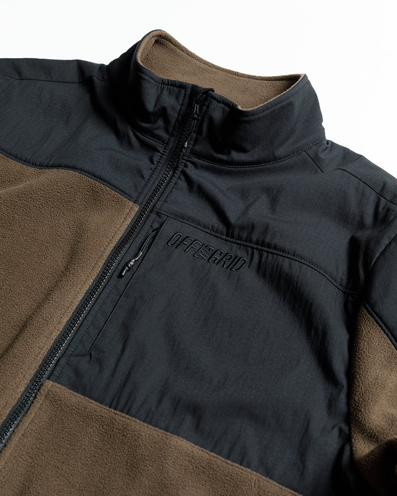 Bruin Fleece Zip Up - Major Brown